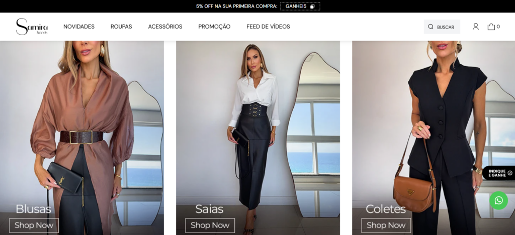 tráfego pago e-commerce samira trends