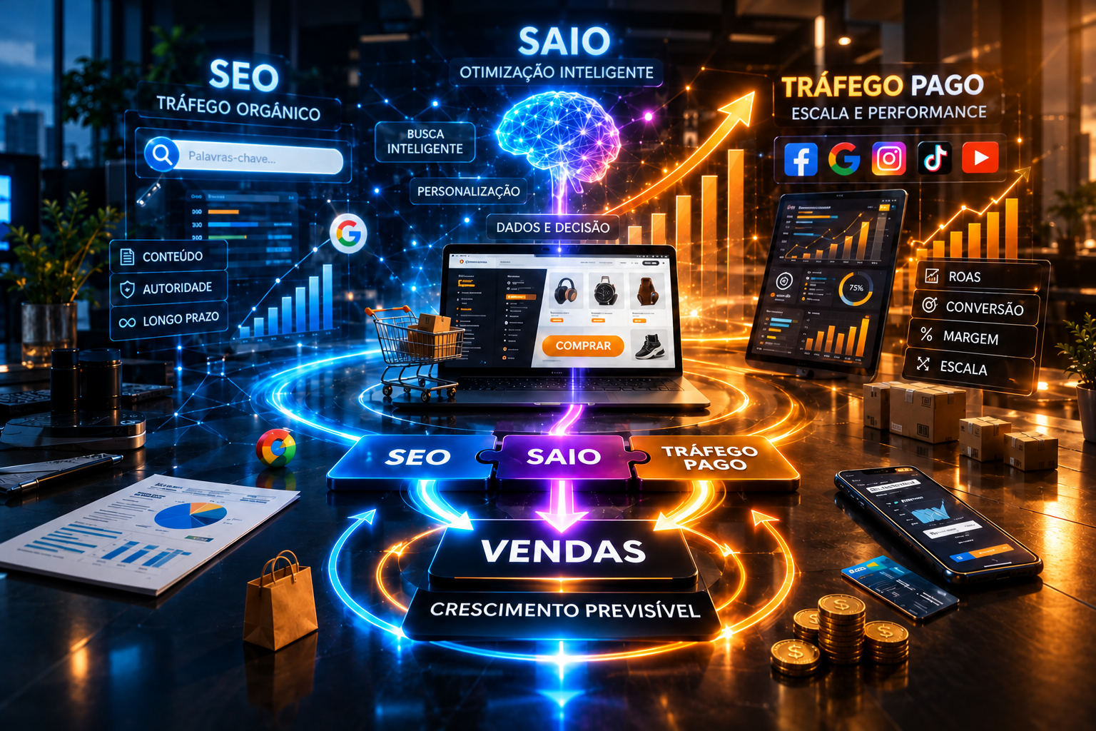 Ecossistema Digital de Vendas Crescentes