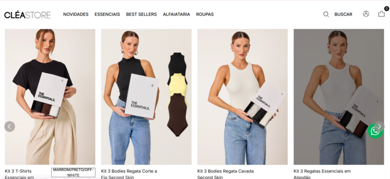 tráfego pago e-commerce cléa store