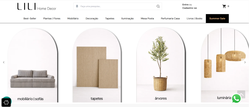 tráfego pago e-commerce lili home decor