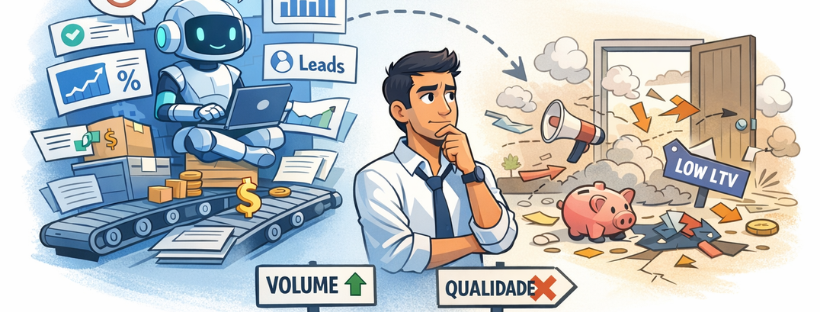 erros de IA no tráfego pago